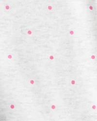 Baby Girl 3-Piece Art Print Jacket, Bodysuit & Pant Set - Blue/Pink