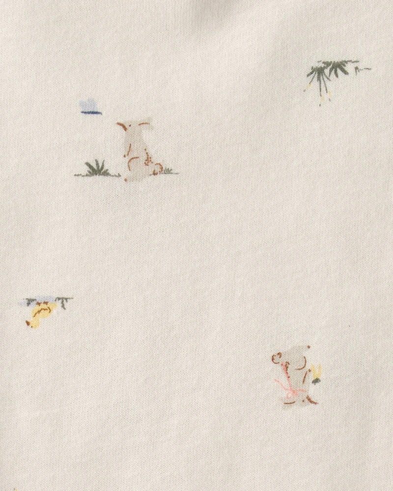 Baby Girl 2-Piece Easter Bunny Jumper Set - Pink/Ivory