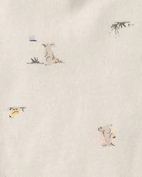 Baby Girl 2-Piece Easter Bunny Jumper Set - Pink/Ivory