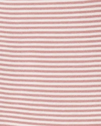 Toddler Girl 1-Piece Striped PurelySoft Footie Pyjamas