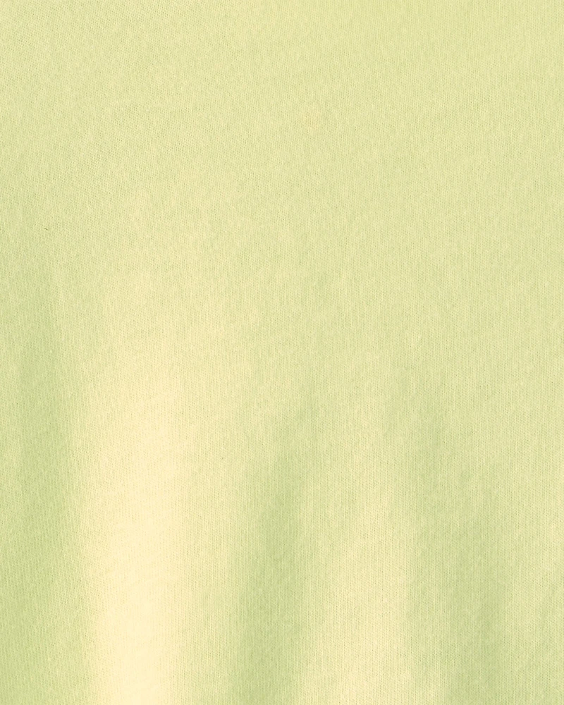 Baby Girl Peplum Tank Top - Green