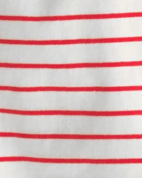 Baby Girl 3-Piece Sailboat Short-Sleeve Top, Bodysuit & Short Set - Red/White