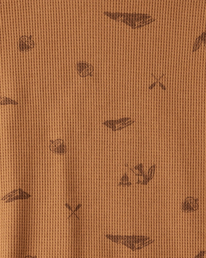 Toddler Boy 2-Pack Long-Sleeve T-Shirts - Blue/Brown