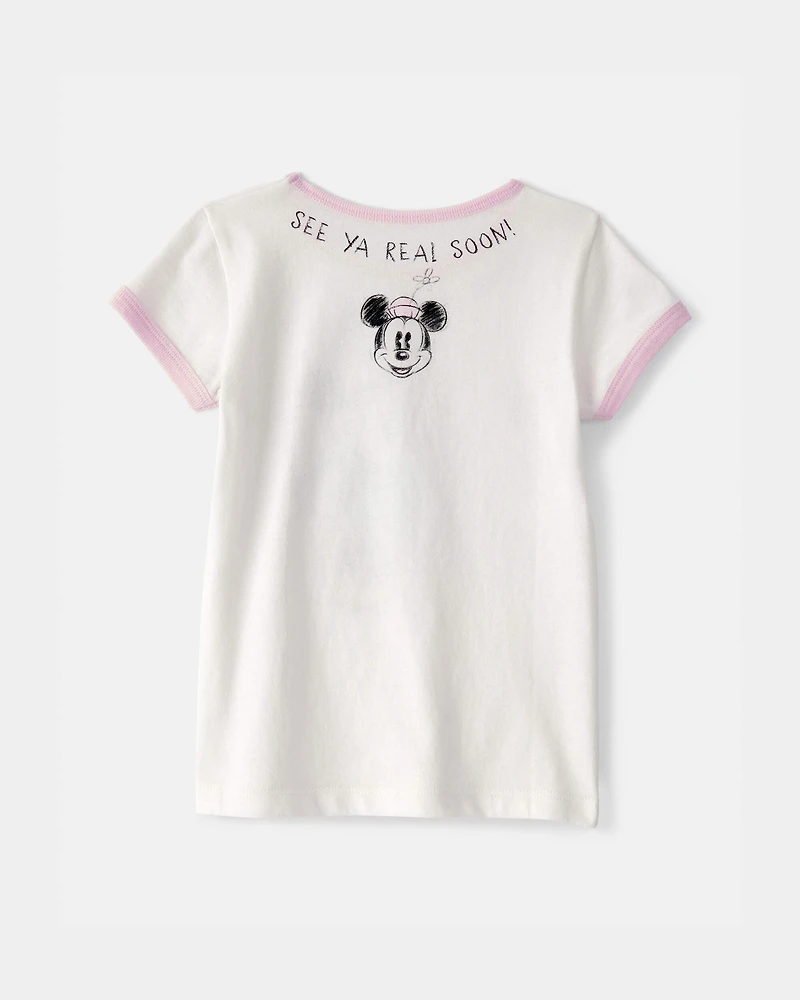 Toddler Girl Disney© Minnie Mouse Graphic Tee - White