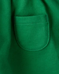 Baby Girl St. Patrick's Day 3-Piece Shamrock Long-Sleeve Top & Skirt Set - Green