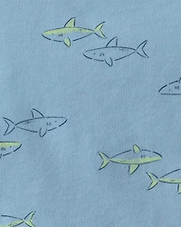 Baby Boy Shark Tank Top - Blue