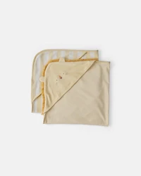 Baby 2-Pack Lion Terry Towels - Yellow