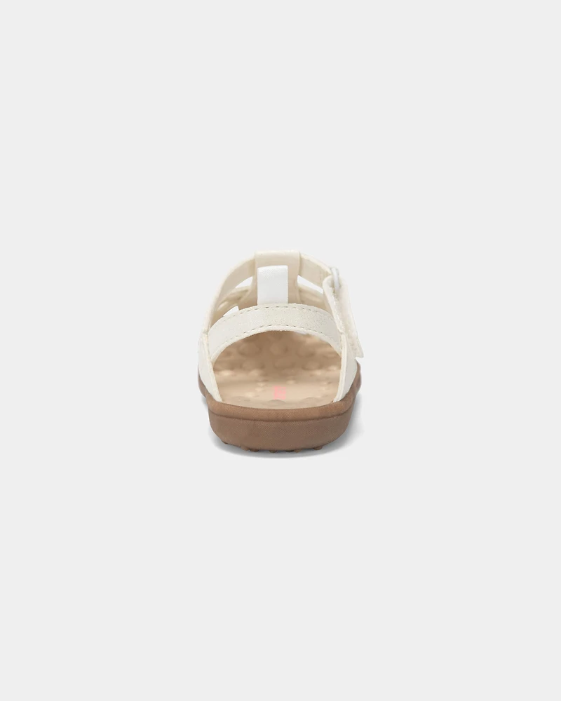 Baby Girl Every Step® First Walker Sandals - White