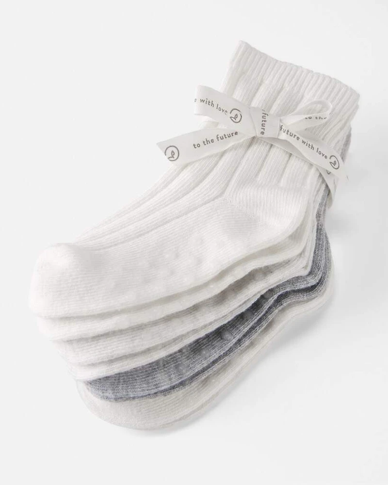 Toddler 4-Pack Slip Resistant Socks
