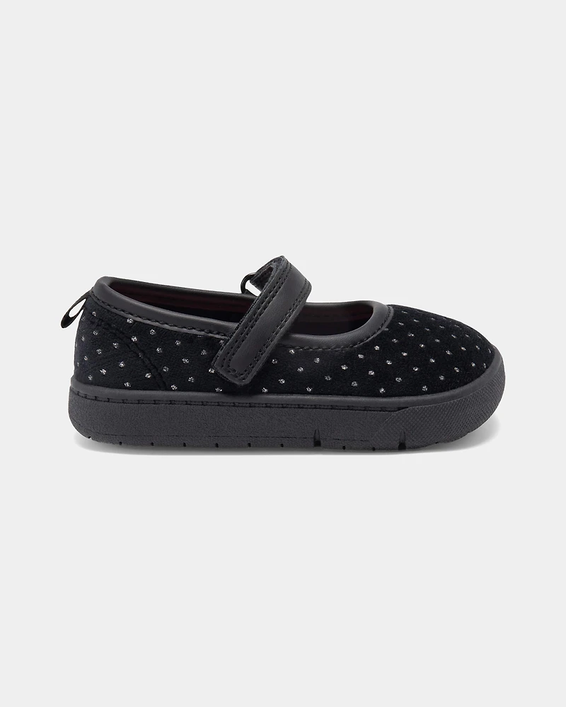 Baby Girl Every Step® First Walker Dress Shoes - Black