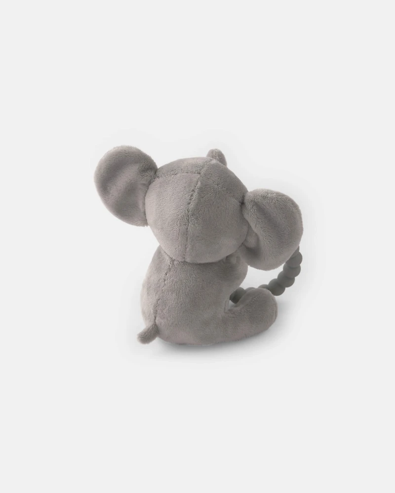 Elephant Plush With Teether