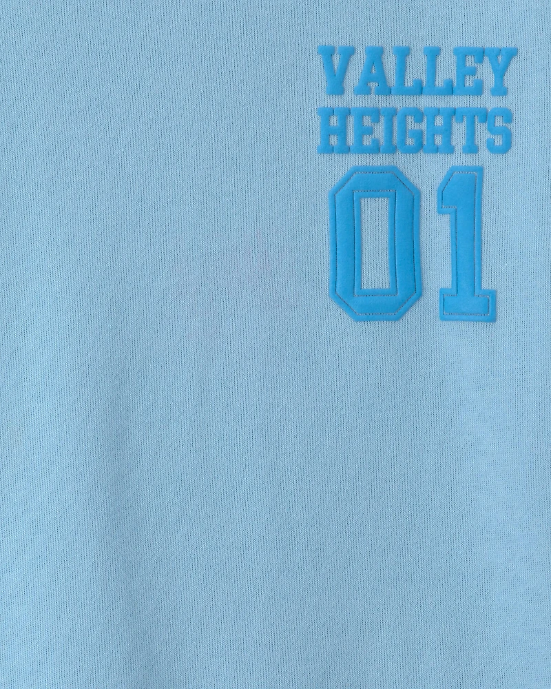 Boys Varsity French Terry Graphic Tee - Blue