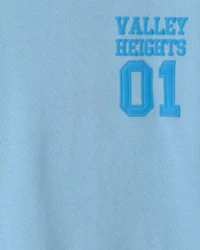 Boys Varsity French Terry Graphic Tee - Blue