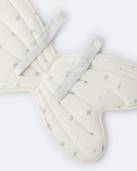 Toddler Girl Celestial Dress Up Wings - Cream/Silver