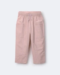 Toddler Girl Pocket Pant Stripes - Rose