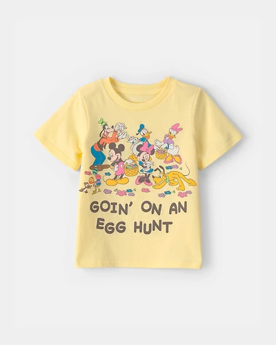 Toddler Disney© Mickey Mouse Easter Graphic Tee - Yellow