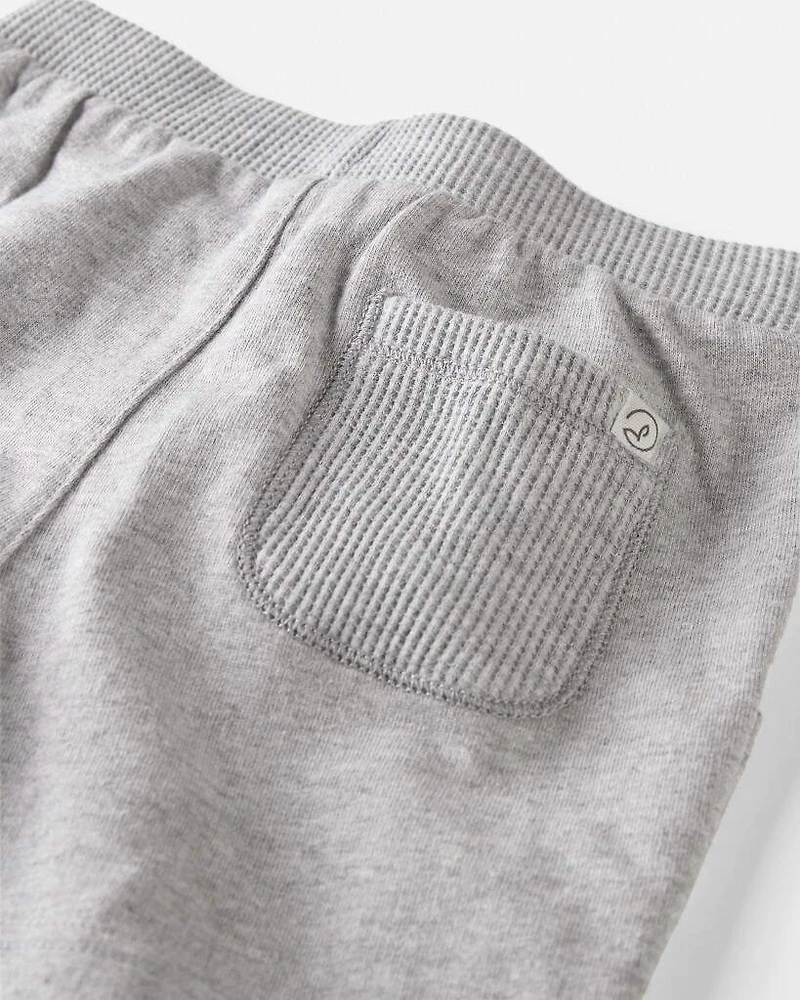 Baby 2-Pack Organic Cotton Waffle Knit Shorts