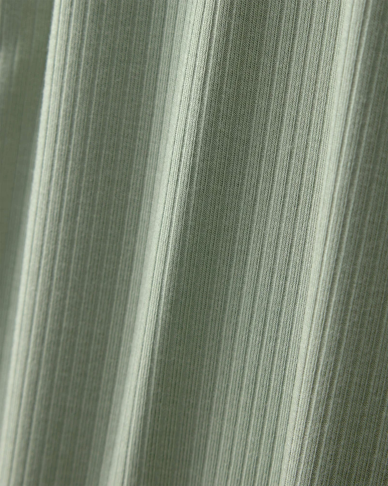 Baby PurelySoft 2-Way Zip 1-Piece Pyjama - Green