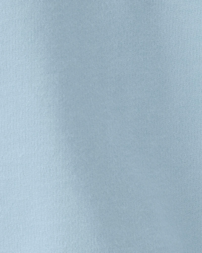 Toddler Boy French Terry Zipper Pullover Sweatshirt - Blue