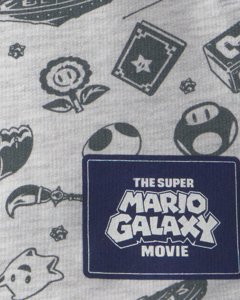 Boys Nintendo Super Mario Shorts - Grey