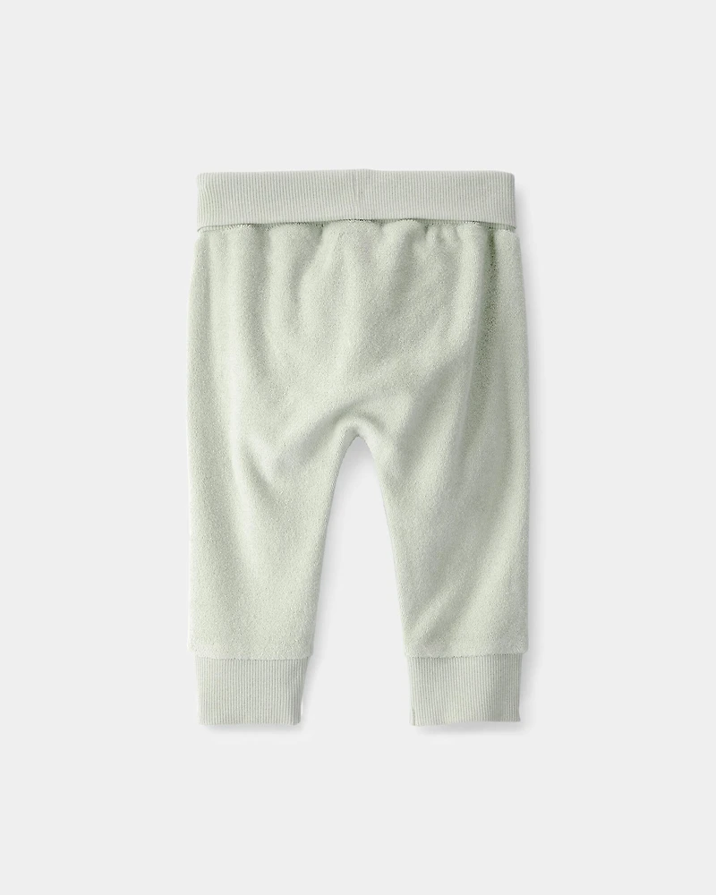 Baby Terry Pants - Green