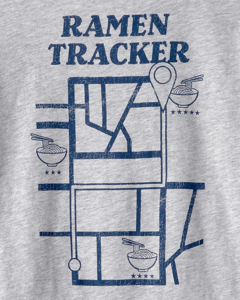 Boys Ramen Graphic Tee - Grey