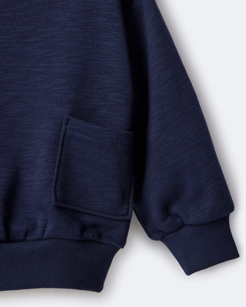 Toddler Otter Sweatshirt™ with Pockets- Navy