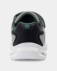 Toddler Boy Dinosaur Athletic Sneakers - Grey/White