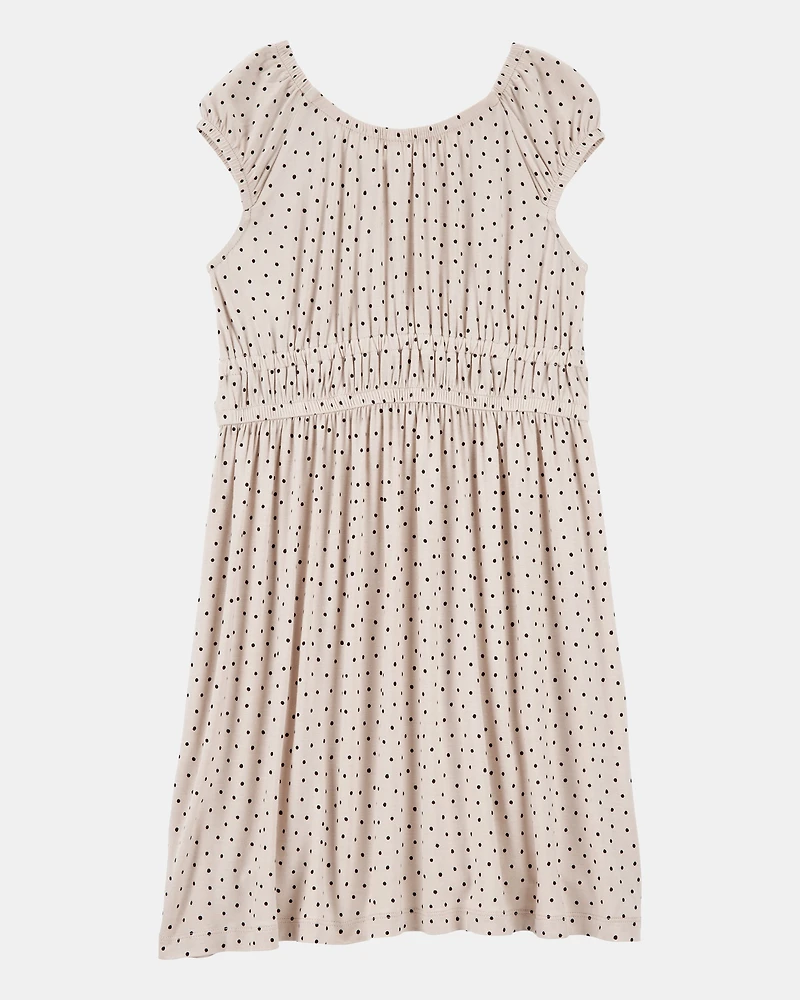 Kid Polka Dot Viscose Dress