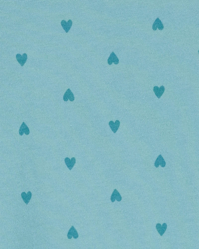 Kid Heart Long-Sleeve Peplum Jersey Tee