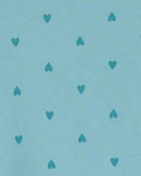 Kid Heart Long-Sleeve Peplum Jersey Tee