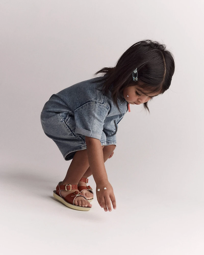 Toddler Girl Day Out™ Romper Denim