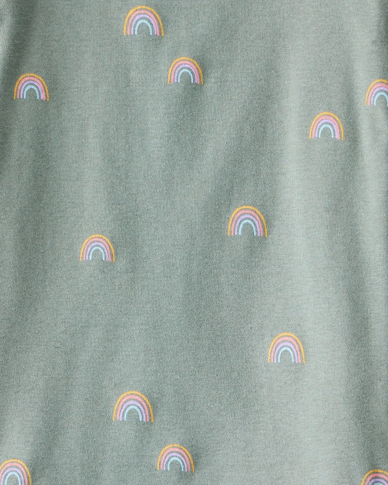 Kid Organic Cotton Pyjamas Magical Rainbow Print