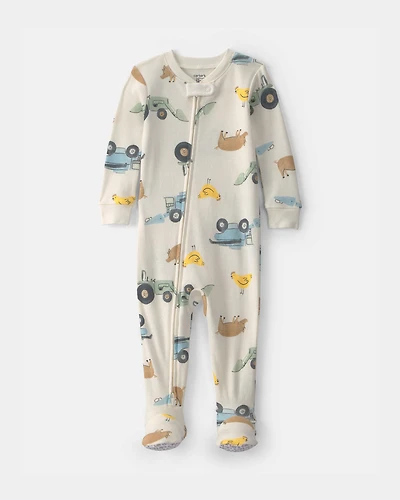 Baby Boy Farm 100% Cotton 1-Piece Pyjama