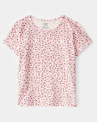 Kid 2-Piece Floral Tee & Jumpsuit Set