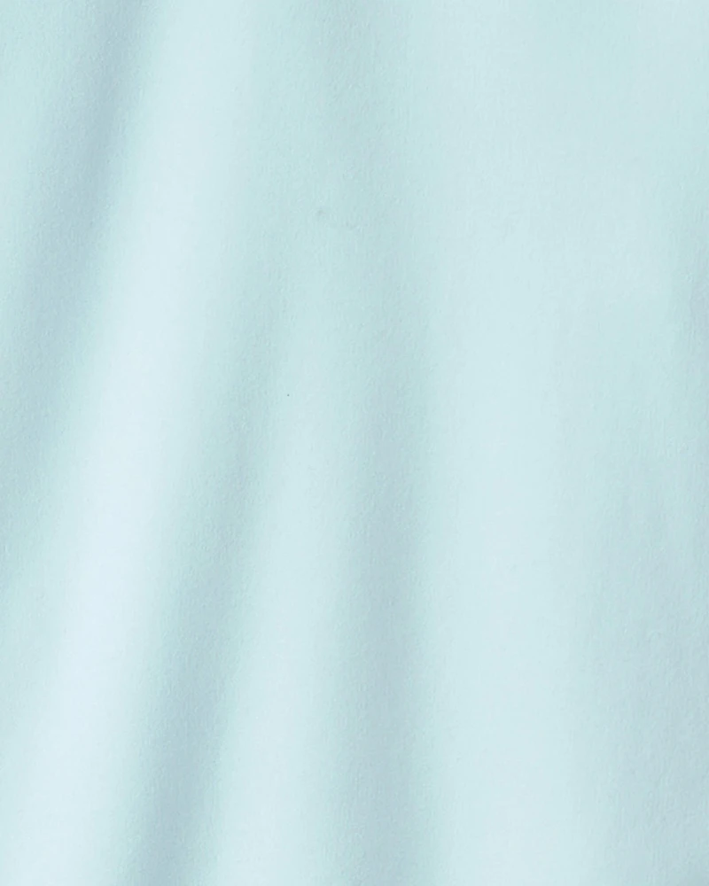 Girls Solid Active Zip-Up Jacket - Blue