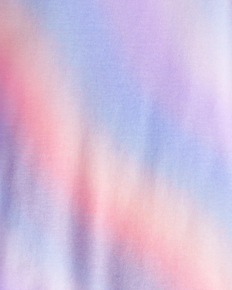 Baby Girl Unicorn Print 100% Cotton Long-Sleeve 4-Piece pyjamas - Purple