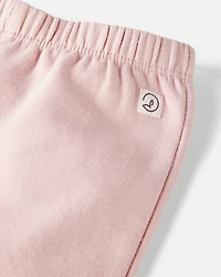 Baby Girl 2-Pack Sweatpants Made with Organic Cotton