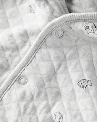 Baby Girl 2-Piece Cardigan & Pants Set Made with Organic Cotton