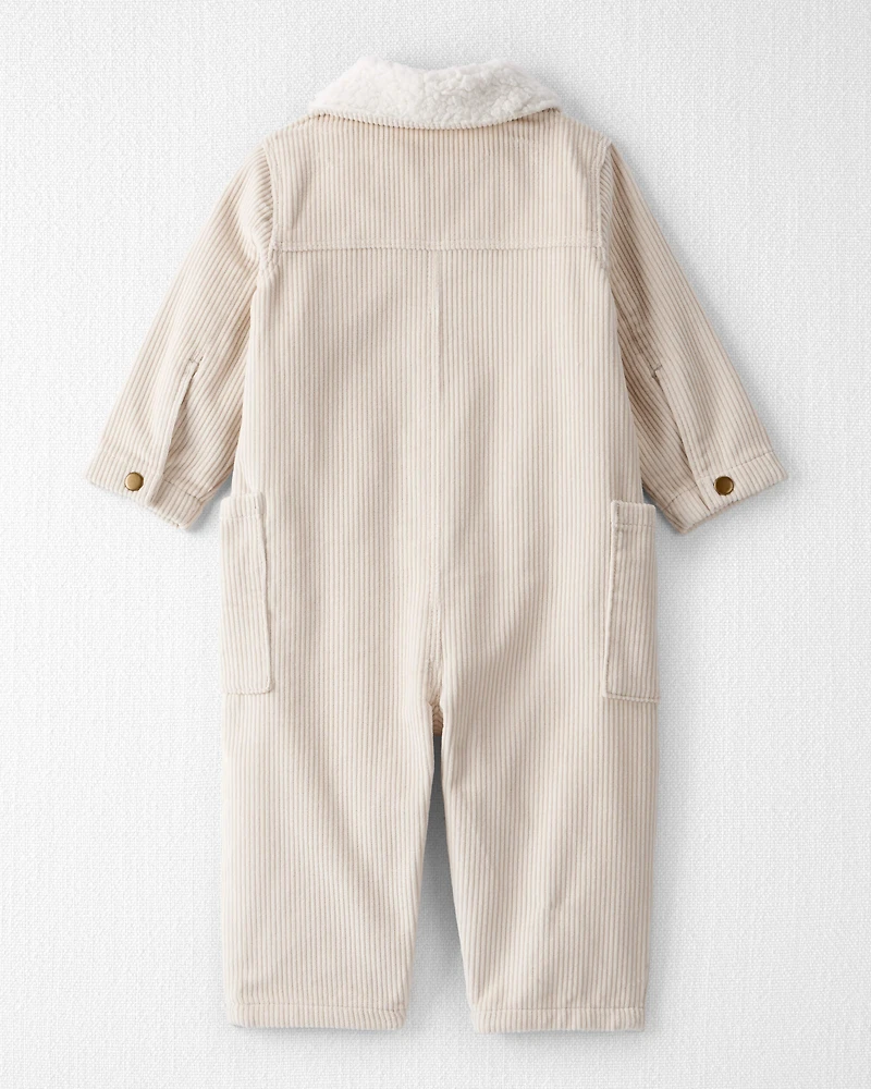 Baby Organic Cotton Corduroy Romper
