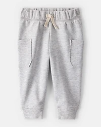 Baby Boy 3-Piece Plaid Vest, Button-Down & Jogger Set