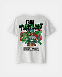 Boys Ninja Turtles Graphic Tee - Grey