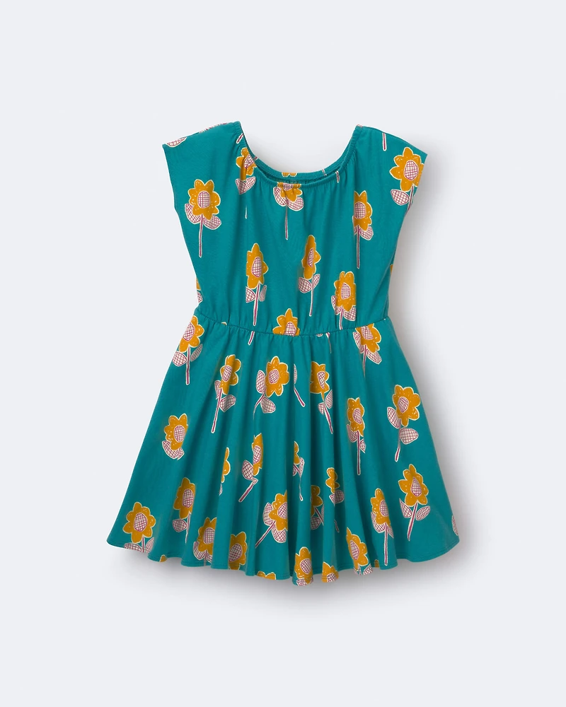 Toddler Girl Avenue Twirl™ Dress Floral Print - Green