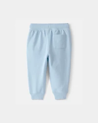 Baby Boy French Terry Joggers - Blue