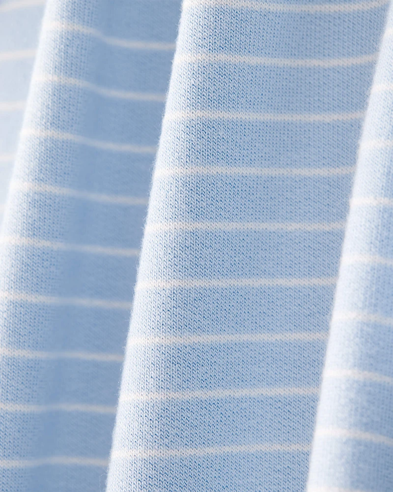 Baby Boy PurelySoft Long-Sleeve Jumpsuit - Blue