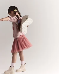 Toddler Girl Celestial Dress Up Wings - Cream/Silver