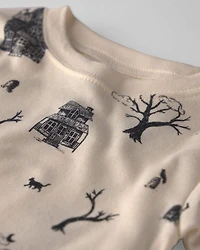 Toddler 2-Piece Organic Cotton Pajamas Spooky Landscape