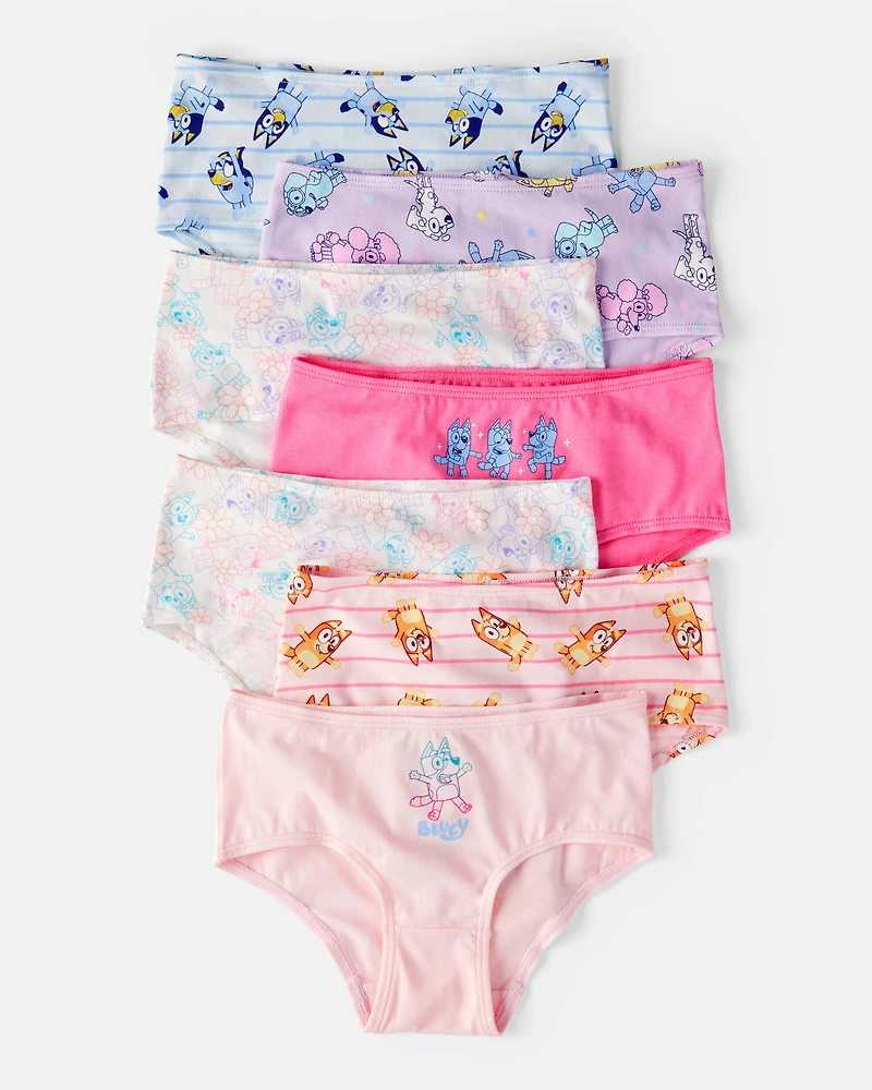 Girls 7-Pack Bluey™ Brief Underwear