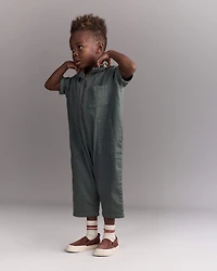 Toddler Day Out™ Cropped Jumpsuit - Green