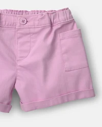 Toddler Girl Mom Short - Pink